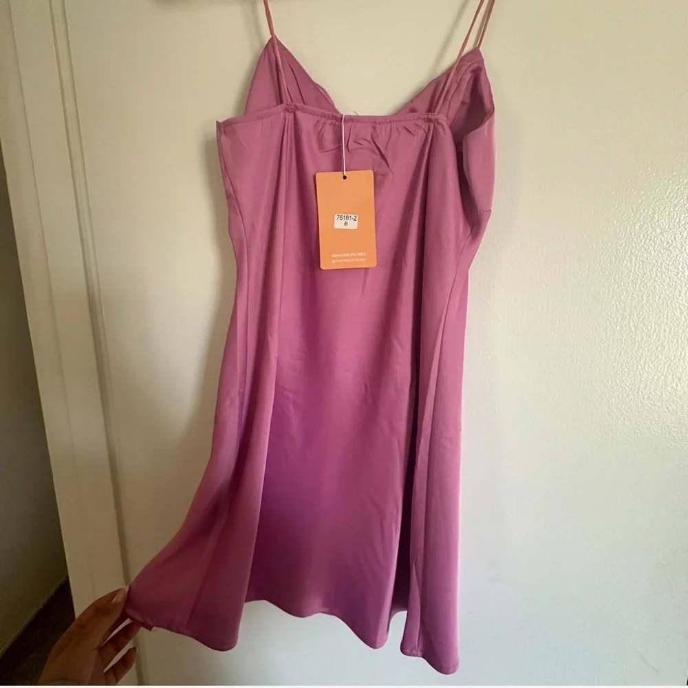 THATS SO FETCH NWT - Pink Spaghetti Strap Mini Dress - Picture 3 of 4